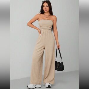 Strapless jumpsuit
